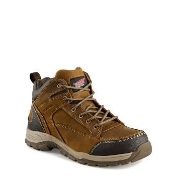 Red Wing TruHiker 5-inch Soft Toe - Bordove Turistické Topánky Panske, RW276SK